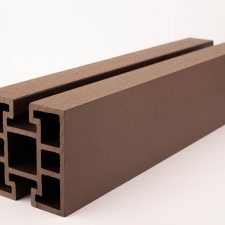 WPC Kerítésoszlop - 120x120 x 2000 mm - Barna (M)