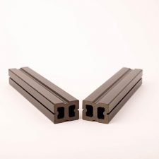 WPC Párnafa - 40x30 x 2900 mm - fekete (M)