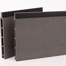 WPC Element kerítésléc zárt - sima világosszürke (M)