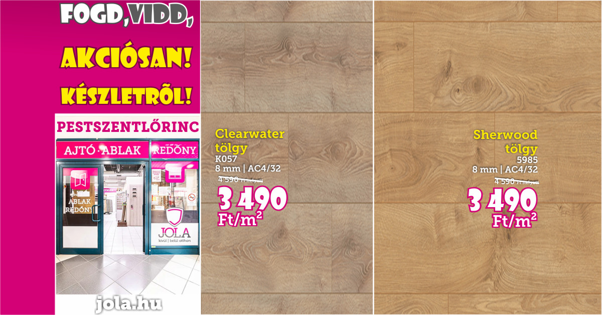 Szombathely Parkettadiszkont Akció