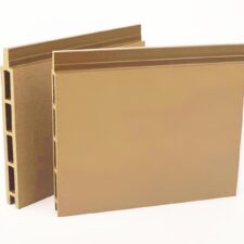 WPC Element kerítésléc zárt - sima sötétbarna (M) (másolat)