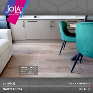 Kaindl Aqua Pro laminált padló Nagykanizsán, 7mm-es típus, Egger szegélyléccel