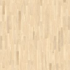 Tölgy Natúr, 3 sávos jégfehér lakkozott szalagparketta